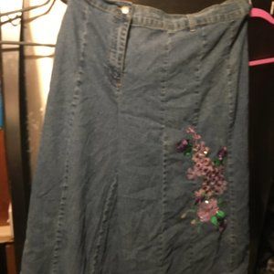 M.G.Y Gaucho Embellished Jeans 256 $35 or $30 w/offer